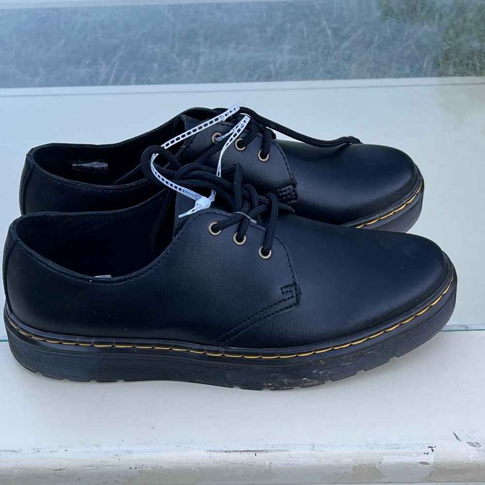 Dr. Martens Black Leather Oxfords